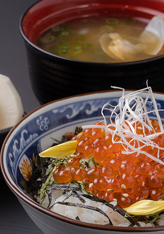 〆のミニ丼